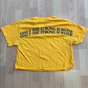 Urban Outfitters Yellow Crop Top